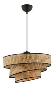 Stropní svítidlo Luxedanto 3 (béžová + černá)