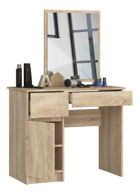 Toaletní stolek Pritha (dub sonoma)