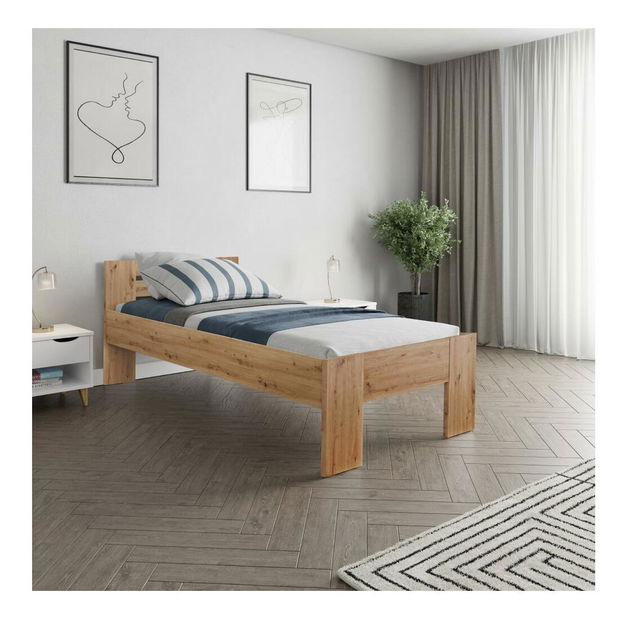 Jednolůžková postel 90x200 cm Boyard (dub artisan)