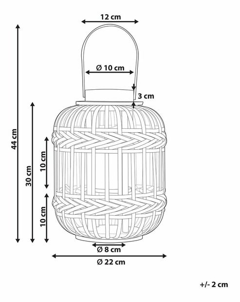 Svícen Breonna (černá)
