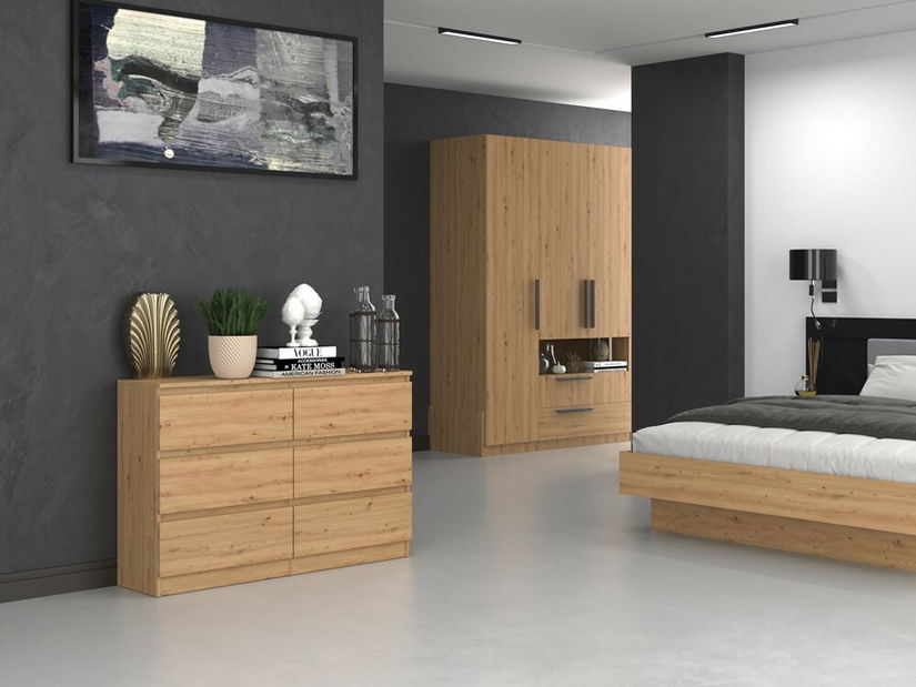 Komoda Musecalo 6 120 (dub artisan)