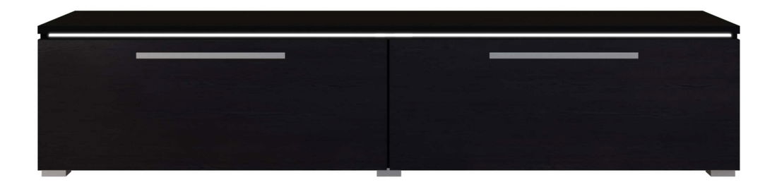 TV stolek Alyce Typ 41 (alpská černá lesklá)
