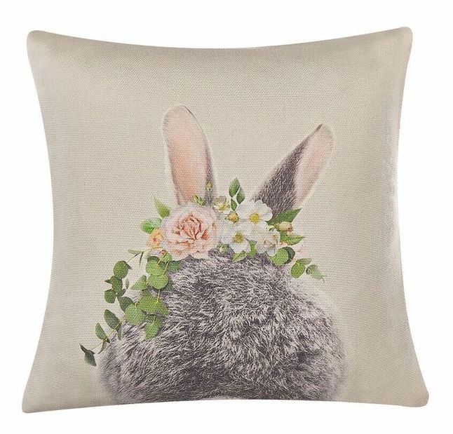 Sada 2 ozdobných polštářů 45 x 45 cm Fatsy (šedá)