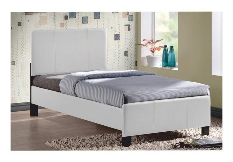 Jednolůžková postel 90 cm Coson (bílá) (s roštem)