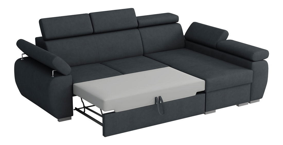 Rohová sedací souprava Gozo (střední šedá)