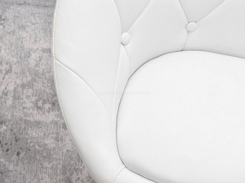 Křeslo Lush 4 (bílá + černá)