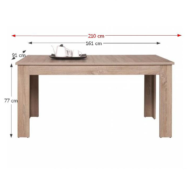 Jídelní stůl Gary Typ 12 (pro 6 až 8 osob)