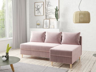 Rohová sedací souprava Vlada (P) (tmavě modrá)