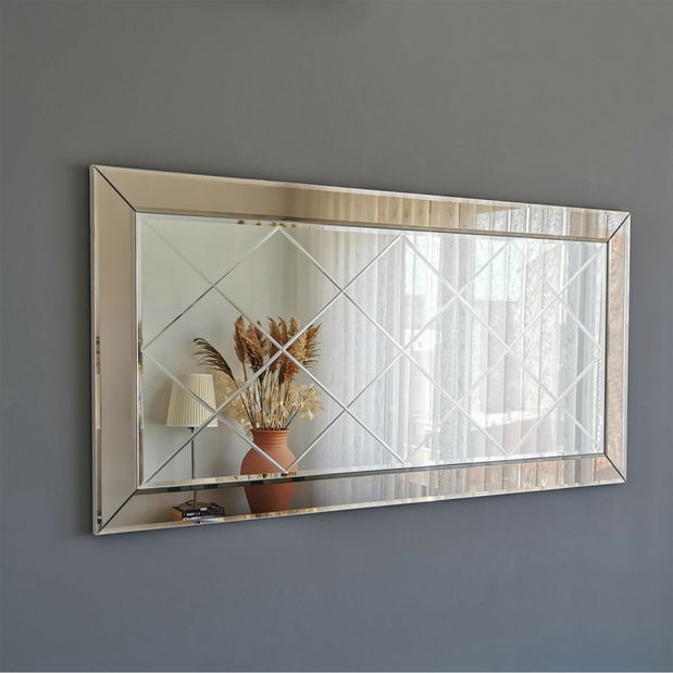 Zrcadlo Silvery V (Stříbrná)