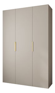 Šatní skříň 160 cm Carmela 40-4 (kašmír + zlatá)