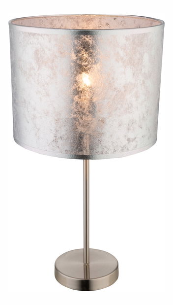 Stolní svítidlo Amy i 15188T1 (klasické) (nikl + stříbrná)