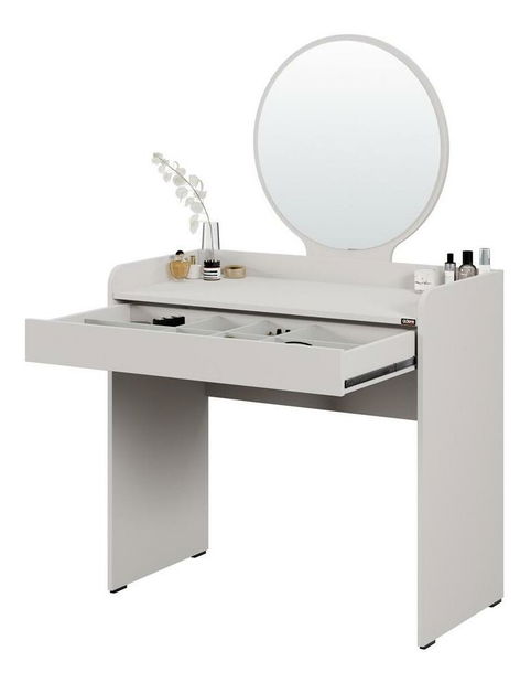 Toaletní stolek Trinity 1 (bílá) (se zrcadlem)