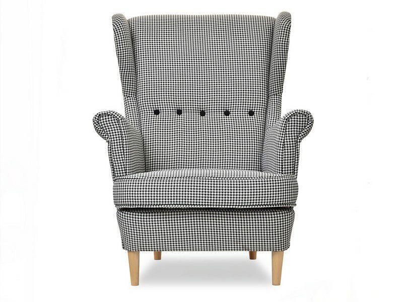 Křeslo ušák Margis (bílá)