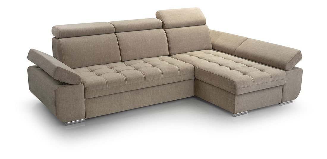 Rohová sedací souprava Belona (cappuccino) (P)