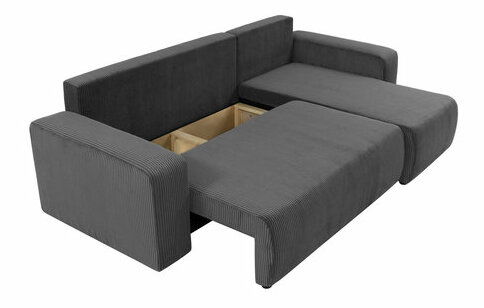 Rohová sedačka Euston LS (terakota) (s úl. prostorem)