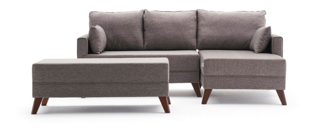 Rozkládací pohovka Bellina Mini Mini (hnědá) (P)