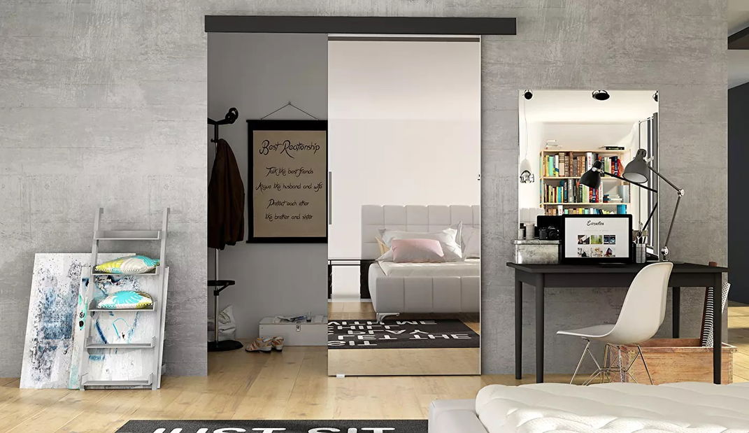 Posuvné dveře Marin 2 (černá)