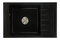 Kuchyňský dřez Lurano (černá) (s 1 otvorem pro baterii) (P)