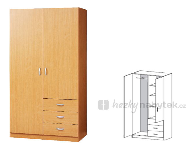 Šatní skříň 75017/41