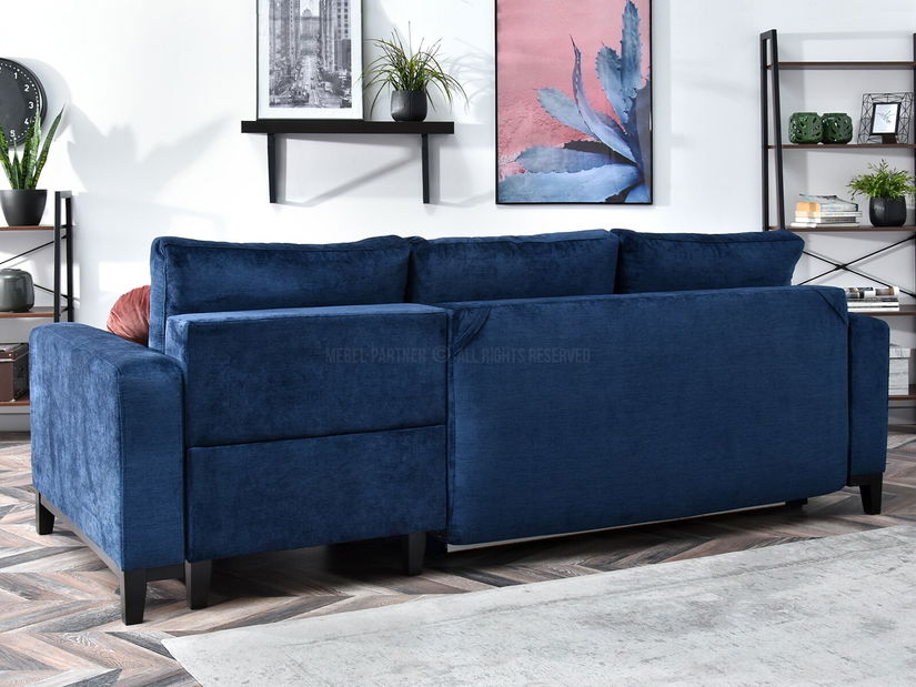 Rohová sedačka Salida (černá)