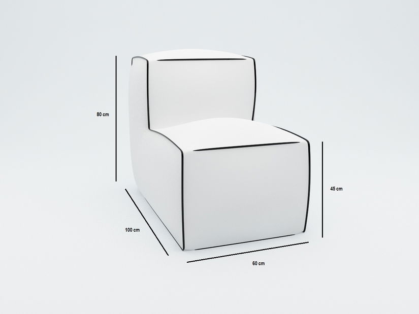 Sedací pytel Zipp Fotel (bílá)