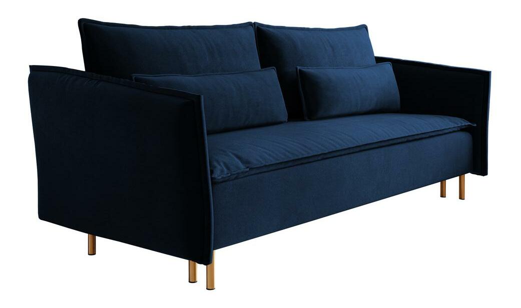 Pohovka Union (námořnická + zlatá)