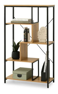 Regál Harp A (dub + černá)