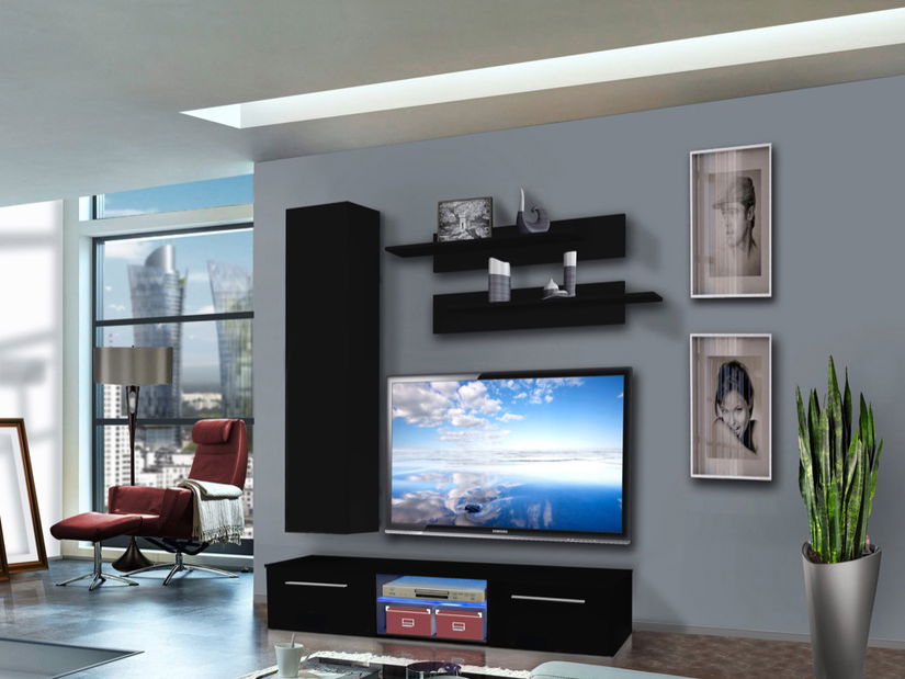 Obývací stěna Drada 25 ZZ DR D1 (s osvětlením)