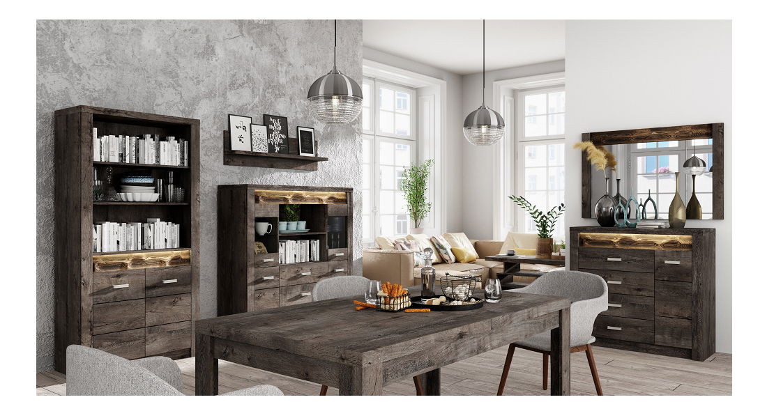 TV stolek/skříňka Inneas 09 (jasan tmavý)