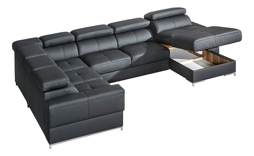 Rohová sedací souprava U Brunus 2 (P)