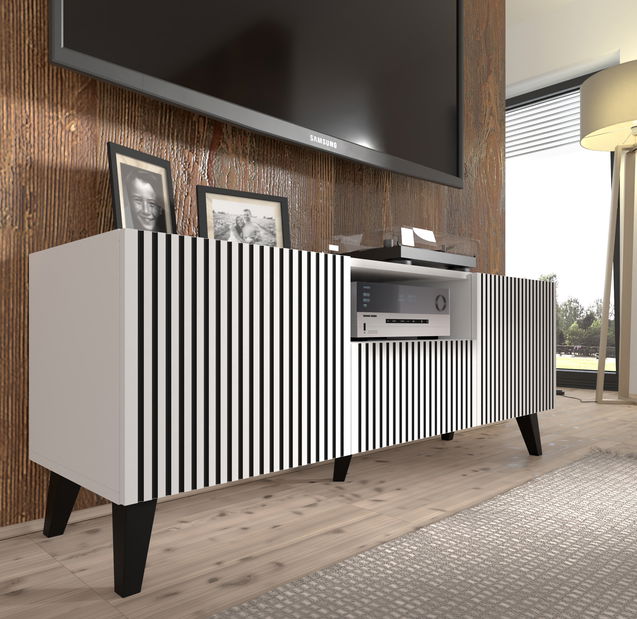 Komoda Rawy 3D3S (bílá)