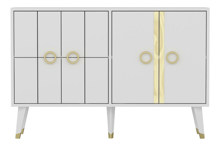 Konzolový stolek Davuba 2 (bílá)