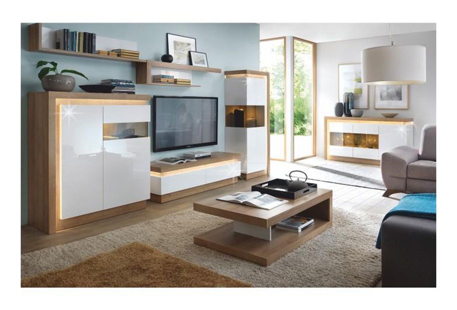 Vitrína Leonan 04 (s osvětlením) (P)