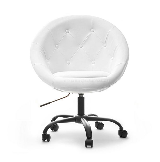 Křeslo Lush 4 (bílá + černá)