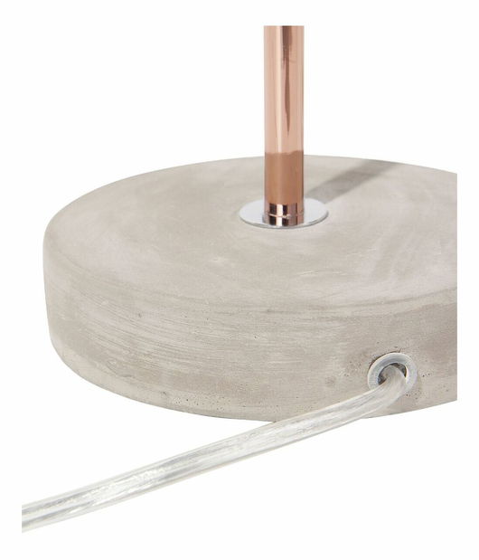 Stolní lampa Mandel (světle šedá) (měď)