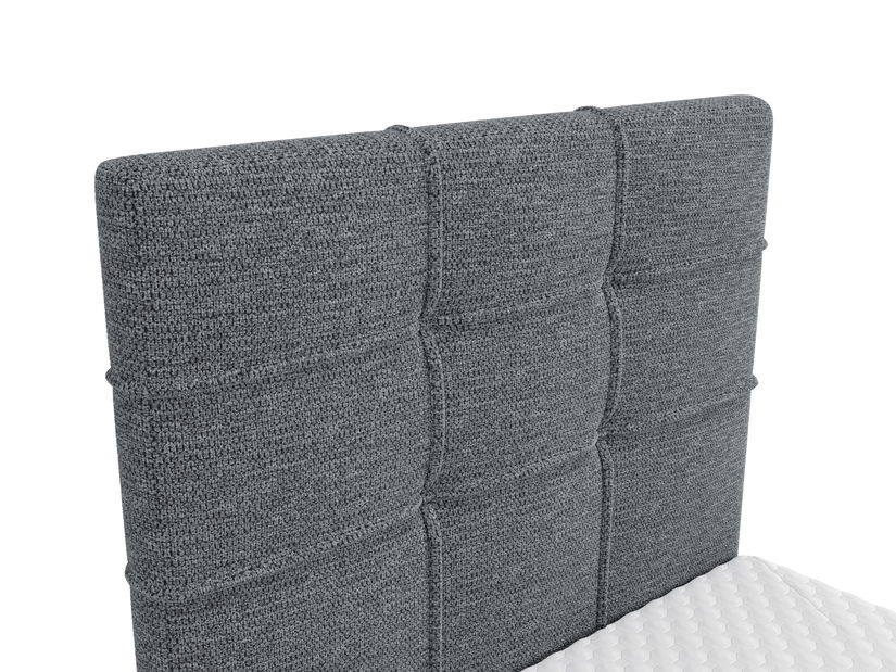 Jednolůžková postel 80 cm Infernus Bonell (tmavě šedá) (s roštem, bez úl. prostoru)