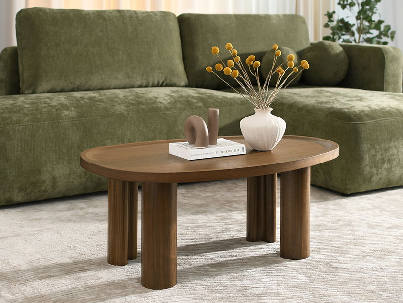 Konferenční stolek Agujeros (ořech)