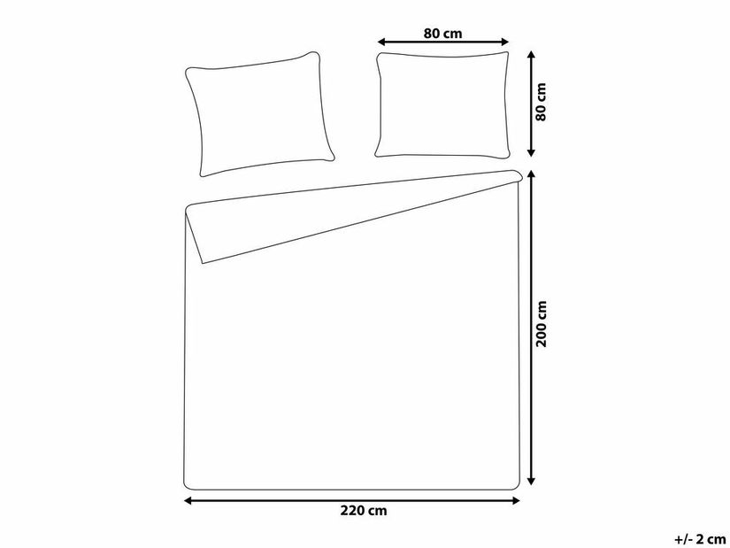 Ložní prádlo 200 x 220 cm Hunter (zelená) (komplet s povlečením na polštář)