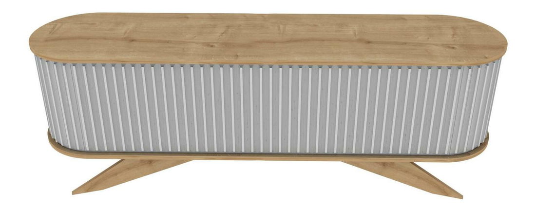 TV stolek/skříňka Stark 180 (dub safírový + bílá)