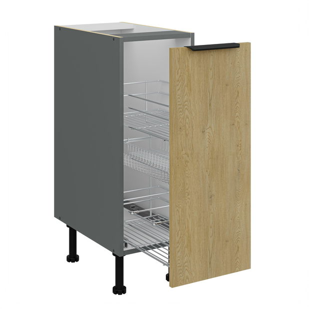 Dolní kuchyňská skříňka Carminia 30 D CARGO BB (dub cremona + antracit)
