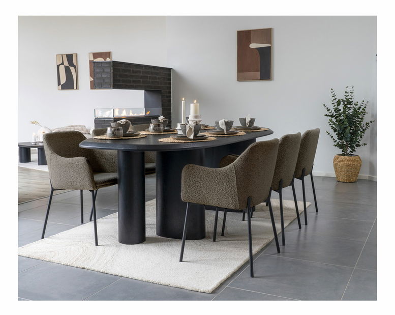 Jídelní židle Miateria (hnědá)