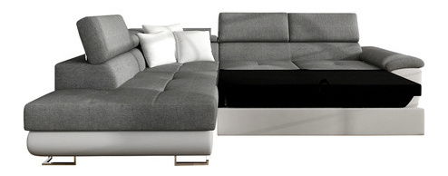 Rohová sedací souprava Alphard (světle šedá)