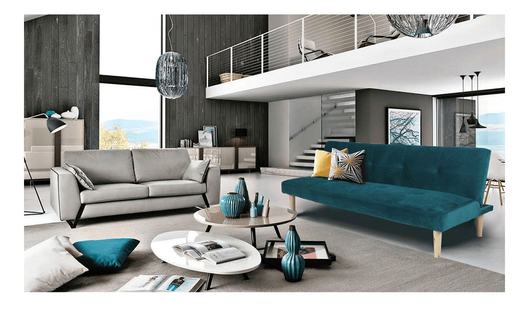 Rozkládací pohovka Adil (smaragdová)