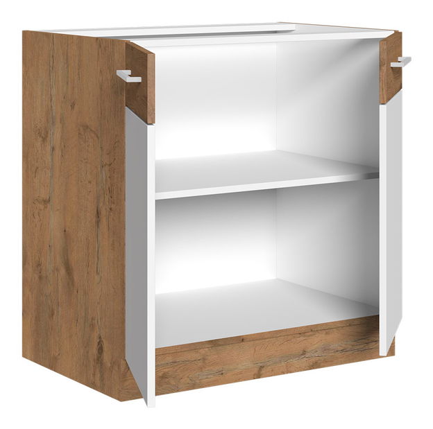 Dolní kuchyňská skříňka Bronte 80 D 2F BB (dub lancelot + matera)