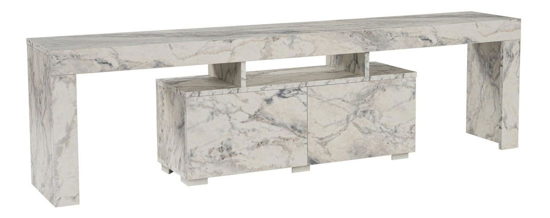 TV stolek/skříňka Endlava (fréziový mramor)