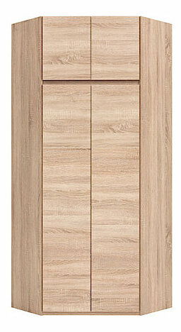 Rohová šatní skříň BRW Academica SZFN2D