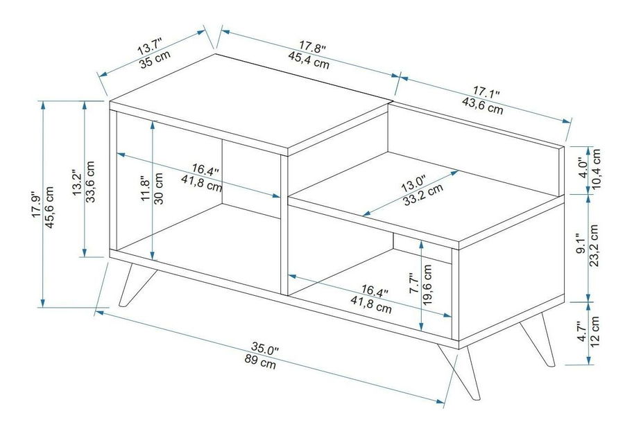Botník Bevudo (borovice atlantická + antracit)