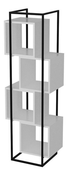 Regál Prakta (černá + bílá)