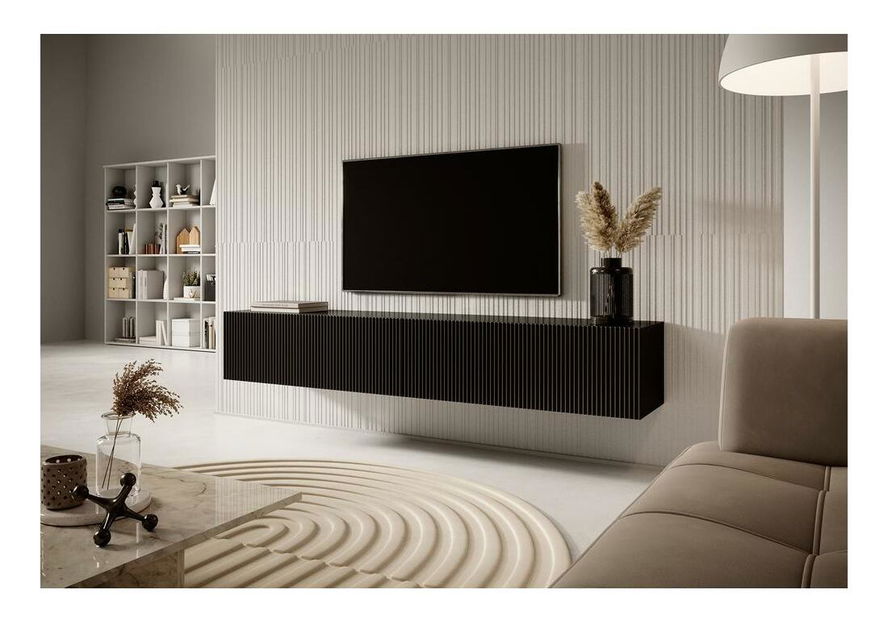 TV skříňka/stolek Vertigo 175 (černá)