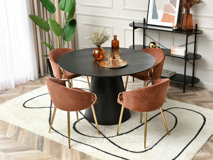 Židle Carma K (měděná + zlatá)